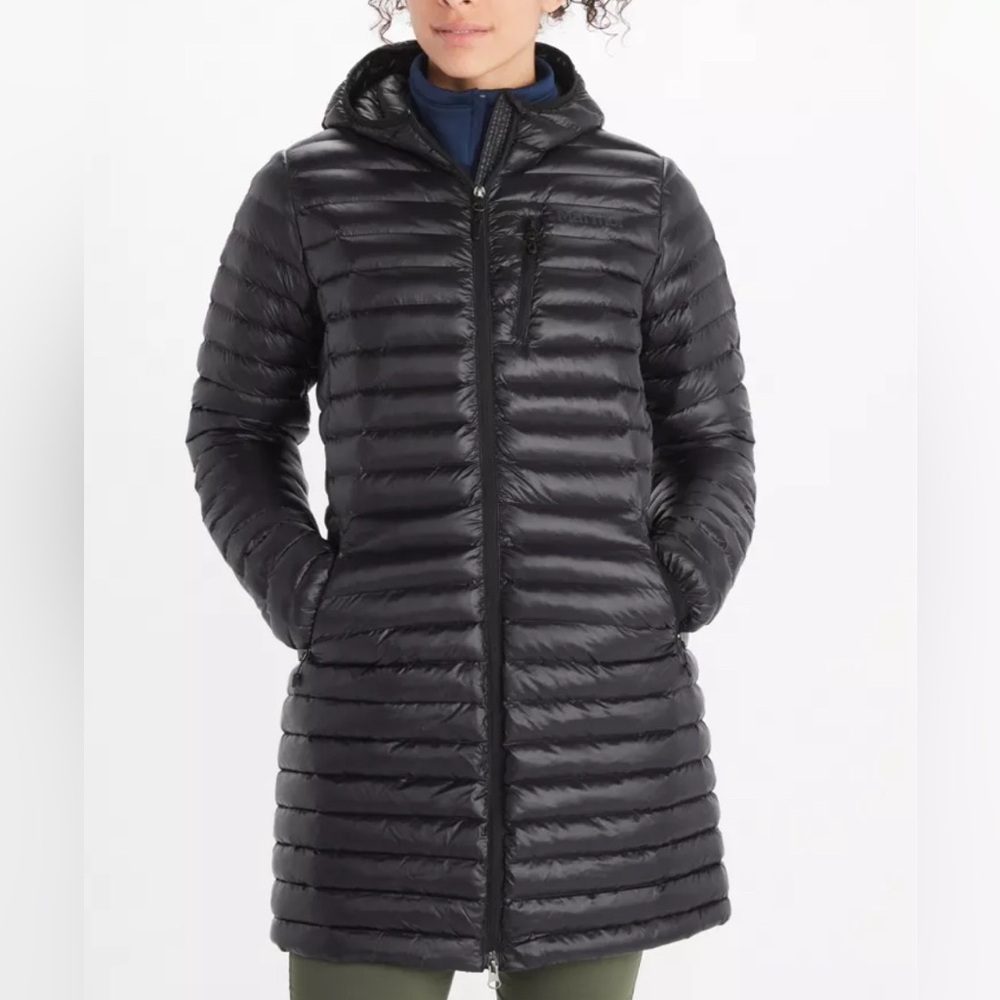 Marmot Women's Featherless Black Puffer Coat NWT